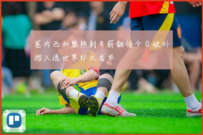 塞内西加盟热刺年薪翻倍今日被补招入选世界杯大名单
