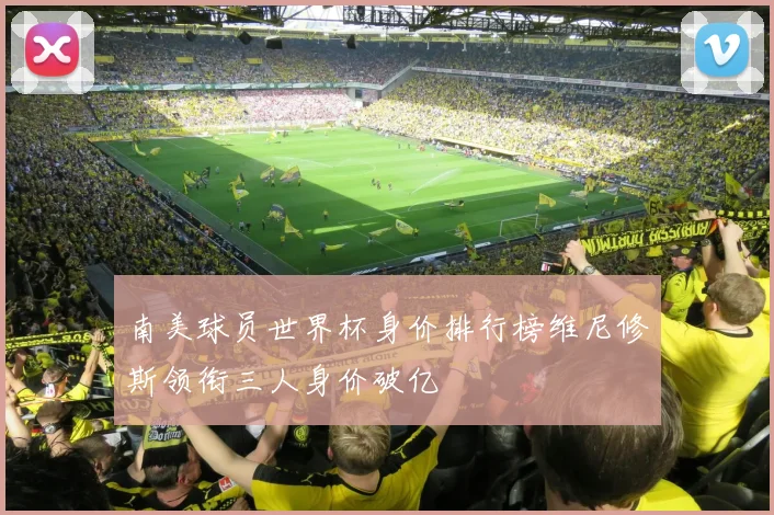 南美球员世界杯身价排行榜维尼修斯领衔三人身价破亿